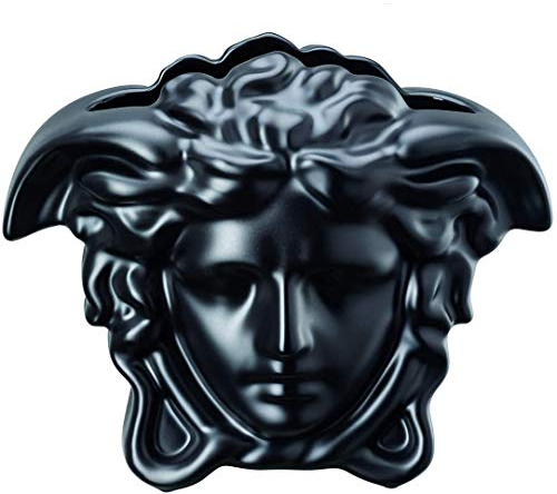 Versace Vaso Medusa Grande 15 cm Nero