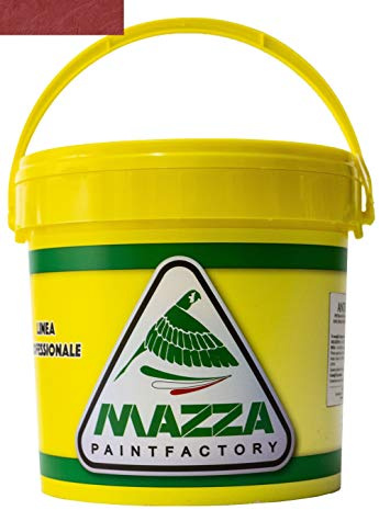 MAZZA Pittura Decorativa Le Velature Lt 5 Colorificio Vernice Effetto Velato Nuvolato Semicoprente Pareti Interne Idropittura Murale Colorata Opaca (Rosso Ciliegia3 Vl6103)