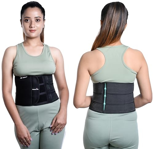 Wonder Care_Unterer Taillen-Bauchbindungsgürtel Kaiserschnitt-Lieferung_Frauen Schlanke Unterstützung Elastischer Schwangerschafts-Bauchtrimmer Fatburner Postoperativer Gürtel_Schwarz_XL