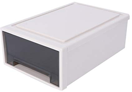 Cabilock 1 Stück Karton Schublade Aufbewahrungsbox Lagerung Stapelbar Schublade Veranstalter Hardware-container Schrank Schublade Organizer Schrank Kommode Täglicher Gebrauch Plastik Kasten