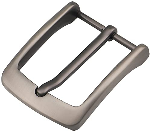 McFanBe bältesspänne 28 mm till 38 mm Single Prong Square bältesspännen för kvinnor män ersättning läderbälte, Spänne 14, 35mm