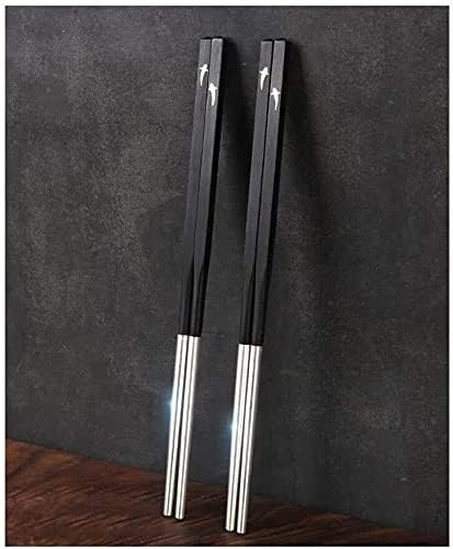 bacchette sushi bacchette cinesi bacchette Bacchette Riutilizzabili Antiscivolo Lavabili in Lavastoviglie 2 Paia Bacchette Portatili in Argento Sterling 999