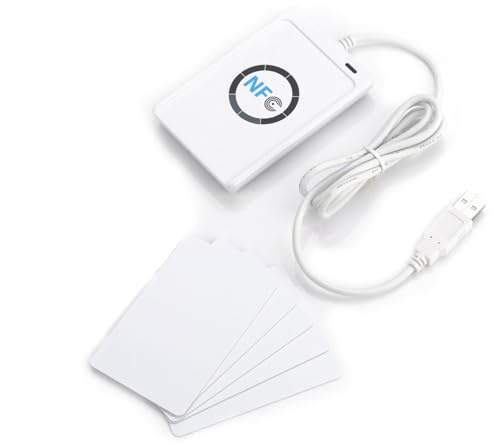 NFC Reader Writer ACR122U ISO 14443A/b, Kostenlose Software, ß, CCID-kompatibel, Hochgeschwindigkeits-Lesen/Schreiben, Große Reichweite, Unterstützt Verschiedene NFC-Typen