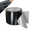 Zelt Reparaturset Schwarz - Kleber für lkw Plane Schutz Flicken für Abdeckplane & Sonnenschirm,Bootsplane,Zeltunterlage Planen,Reparaturband,Markisen Reparatur Klebeband (Schwarz, 5cm*10m)