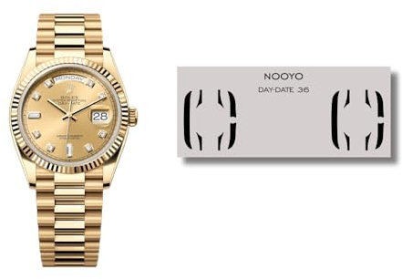 NOOYO Schutzfolie für Rolex Day-Date 36 Schutz für Gehäuse z.B.128235, 128238, 128236, 128346