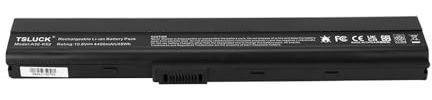 TSLUCK A32-K52 Batterie pour für ASUS X52 X52D X52F X52J X52JE X52N X62 A42 A52 A62 A52F A52J A52N B53 K42 K52 K52D K52DE K52DR K52DY K52F K52J K52JB X52JC X52JE K52JT K52N K62 P62 P82