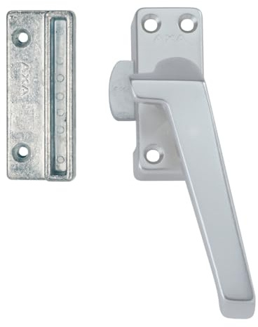 AXA Fenstergriffe - 3302 - Fenstersicherung - Rechts drehend | nicht abschließbar, Aluminium