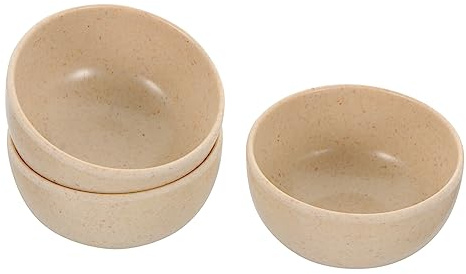 Garneck 3pièces Lot de Bols Bois pour Garçon Fille Jouet Cuisine Factice Bol Bois Jouet