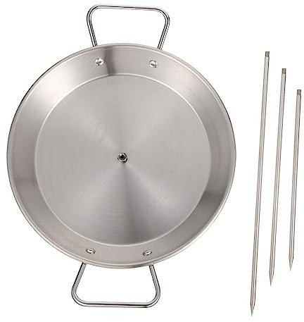 TOYANDONA 1 Set Griglia Per Barbecue Portatile Grattugiare Spiedo Verticale Piccolo All'aperto Accessori Per Grigliate Griglia Verticale Grill Skewer Acciaio Inossidabile Argento