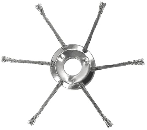 UpGBRF Cabezal Cortador De Césped De para Cortacésped De Jardín,Alambre De Acero Cortacésped, Cepillo para Desbrozadora, Accesorio para Desbrozadora,6