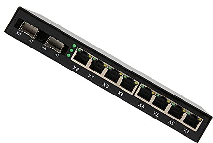 Jectse Interrupteur à Fibre Optique à 2 Ports Gigabit Commutateur Ethernet Transmission pour Une connectivité Rapide et Fiable