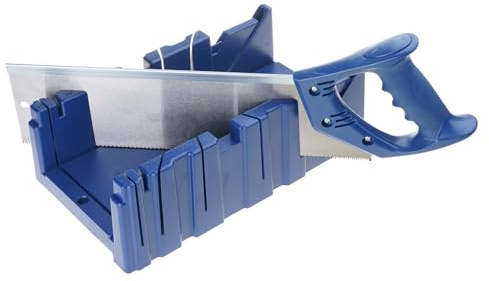 Angles Réglables Boîte À Onglets Avec Scie Main Pour Une Conception Stable 45 Degrés Précise Pour L'amélioration De La Maison Projets Avec Système Serrage Sécurisé