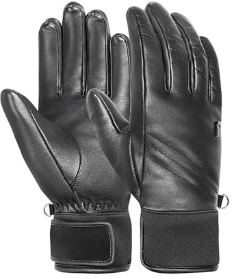 Reusch Jodie Damen Winterhandschuhe aus Schafsleder – Fingerhandschuhe mit Primaloft Gold Isolierung, SoftPlush & MicroActive-Futter – warm, atmungsaktiv, wasserabweisend, weich & elegant