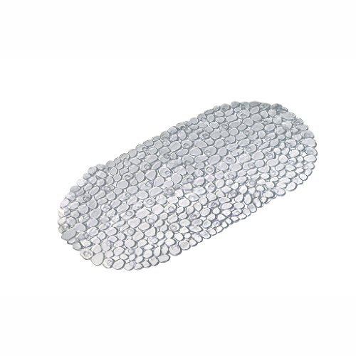 Succsale-Badewanneneinlage aus PVC, -LGA Schadstoffrei-Maße: 700 x 350 mm, Transparent-Steinoptik- AWD DESIGN