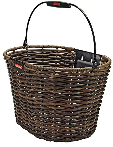 KLICKfix Farradtasche Structura Oval mit KLICKfix adapter Braun, 0376OBR