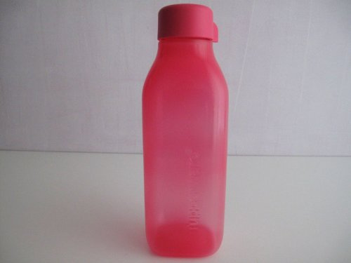 Tupperware Eco Flasche quadratisch 500 ml pink