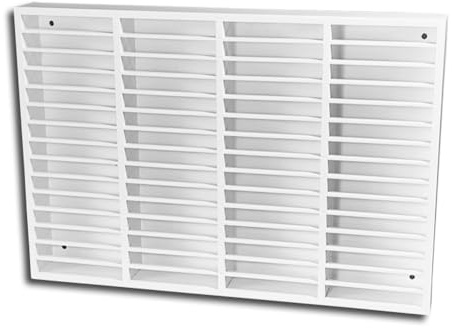 Protected Musikkassetten Holzregal Deluxe weiss