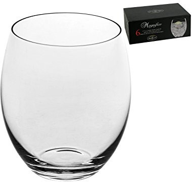 Bormioli Luigi Magnifico Set Bicchieri, Vetro Sonoro, Trasparente, 52 cl, 6 Pezzi