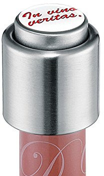 Cilio Weinverschluss Vino Veritas, Edelstahl, Mehrfarbig, 10 x 4,5 x 9 cm