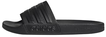 adidas Unisex Shower Slide Sandal, Core Black/Core Black/Core Black, 12 US Men