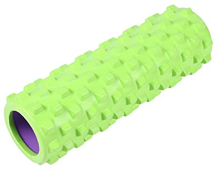 LTLCLZ 30Cm Yoga Spalte Gym Fitness Foam Roller Pilates Yoga Übung Rückenmuskel Massage Roller Soft Yoga Block Muscle Roller,Grün