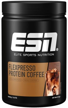 ESN Flexpresso Protein Coffee, Schokolade, 908 g, Cremiger Protein-Kaffee mit bis zu 22 g Protein pro Portion - made in Germany