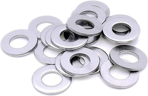 20 arandelas M12 x 24 x 1,5 mm, arandelas de acero inoxidable A2 304, arandela de reparación plana, arandelas de metal grandes, arandelas cromadas redondas lisas para tornillos y pernos