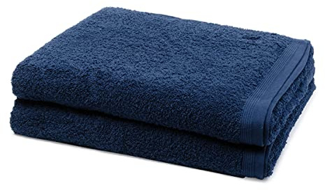 Möve - 2 teiliges Frottier-Set - Superwuschel (2 X Duschtuch im Set) - 520 g/m2 - Baumwolle - Walkfrottee - saugstark - weich und flauschig - Deep sea