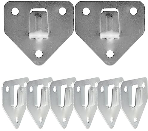 jojofuny 8 piezas extintor soporte de pared colgador: Fire Extinguisher Brackets Soporte de pared para productos químicos secos y extintores de agua | para oficina en casa y tiendas