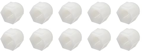 METALLIXITY Acorn Cap Nuts M6x1mm 10Pcs Nylon Acorn Dome Cap Head