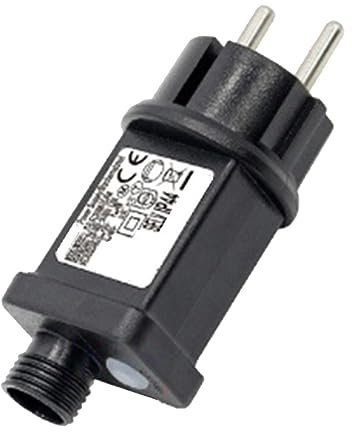Joselin 1 bloc d'alimentation de 24 V, couleur noire, facile à installer, adapté pour Noël, Halloween, dispositifs LED, décoration, prise UE