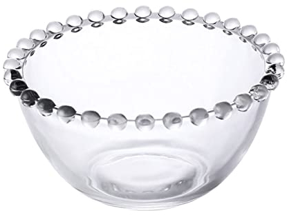 KOHARA Ensaladera de Cristal, tazones de Postre de Vidrio, Plato de preparación: Alimentos, nueces de arroz para pájaros, condimentos, pudín, tamaño, Uso en Restaurante, Pasta, Huevo de