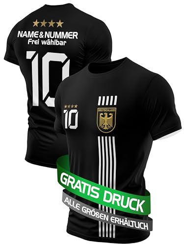 IIIII20Fo7IIIII Fussball Deutschland Trikot Em 2024 Kinder mit eigenem Namen personalisiert - Jungen National Fußball Kind Trikots - Jungs Fanartikel deutsche Nationalmannschaft