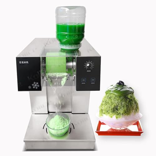 Korean Snowflake Ice Machine, Commercial Heavy-duty Small Crusher, Milk Mango Smoothie Shaved Ice Machine, Smoothie Machine ( 60KG)