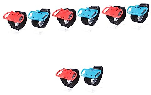 HOMSFOU 8pièces Bracelet Ajustable Pour Manette De Jeu Switch Lot De Dragonne Antidérapante Pour Danse Compatible Avec Et Oled