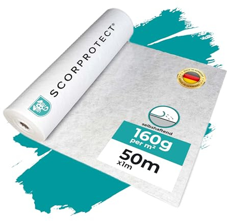 Scorprotect® Abdeckvlies selbsthaftend 1 x 50 m mit Folienoberseite 160 g/m² TreppTurbo160 50/100