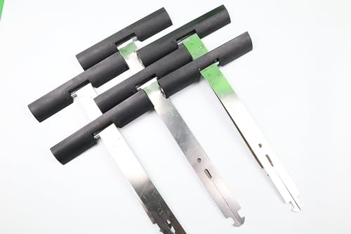 AWITALIA - 5 Coppie di Ganci in Nylon per Tapparelle, Plastica, Alluminio e Acciaio, Molle di Fissaggio a Rullo
