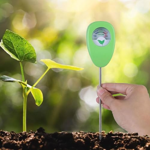 Feuchtigkeitsmesser für Pflanzen Portable, Hygrometer für den Garten, Geeignet für Garten, Rasen, Bauernhof, Innen- und Außenbereich, Ohne Batterien, Boden-Hygrometer-Sensor, Pflanzenwassermonitor