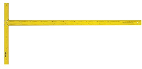 Stanley T-Reisschiene (1,220 mm Länge, 50 mm breites Blatt, leicht ablesbare Skala in mm) STHT1-05894