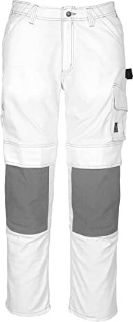 Mascot Latzhose Augsburg, 1 Stück, Größe L, 82 cm, C64, weiß / anthrazit, 12169-442-0618-82C64