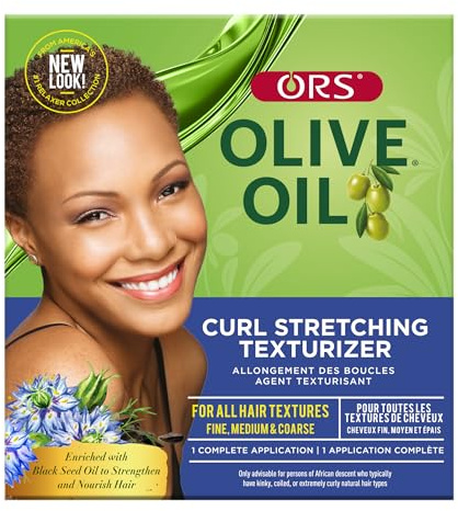 ORS Olive Oil Curl Stretching Texturizer Kit with the Power of Exotic Oils - All Textures