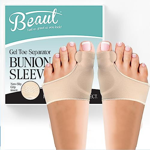 ALIQI Ballenzeh-Korrektor und Orthopädische Hallux Valgus Relief Schiene Gel Bunion Pads Sleeves Brace - Zehenstrecker Ballenschutz für Männer und Frauen Gel Zehentrenner Zehenspreizer