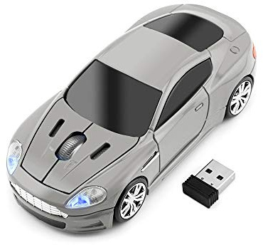 ECOiNVA Kabellose Auto Maus, Laptop Desktop Maus, PC Büro Computer Maus für MD (Grau)