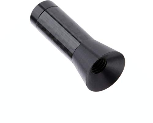 Tuokay, Antenna per Auto in Fibra di Carbonio, Antenna Universale per Auto, Mini Corta Antenne Autoradio da 3,5cm per la Rimozione di Elettricità Statica, Miglioramento del Segnale AM/FM (Nero)