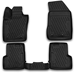 Element 3D Gummimatten Set passend für Jeep Renegade | 2014-2025 | 100% passgenaue Auto Fußmatten, robuste Universal Fußmatte Auto, Gummimatten Auto, Auto Fussmatten Gummi