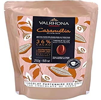 Valrhona Caramelia, Milchschokolade 36%, Callets, 250 g