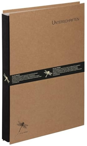 Pagna Unterschriftsmappe Pur 20 Fächer natur, Braun, 44013-11