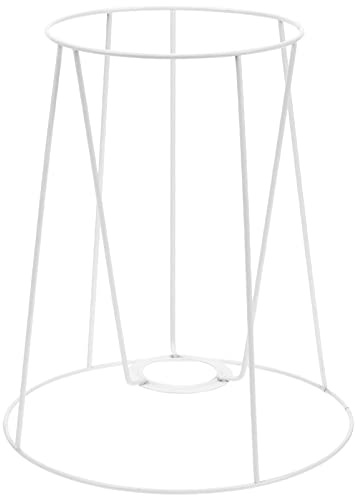 Lampenschirm Gestell Lampenschirm Ring Halterahmen Gestell Metall Draht Ring zum Basteln von en für E27 Tischlampe Stehlampe Pendelleuchte Lampenfassung