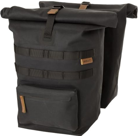 AGU Convoy Doppelte Fahrradtasche Urban Click'nGo MIK Antracite