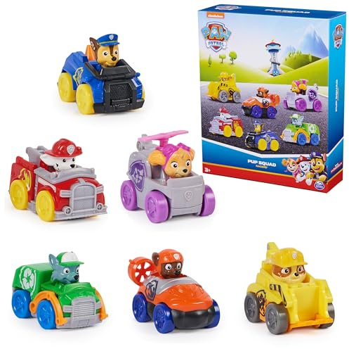 Paw Patrol: Pup Squad Racers, 6-Piece Vehicle Gift Set, Kids Toys for Boys & Girls Ages 3 and Up